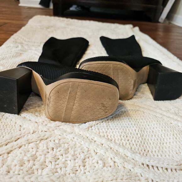 Circus‎ by Sam Edelman Women's Simone Knee High Knit Platform Boots Size 6 Black - Picture 5 of 7